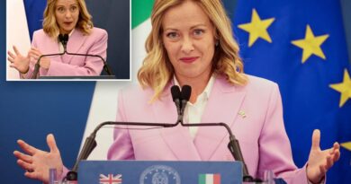 Italy’s conservative leader Giorgia Meloni has overseen 64% plunge in illegal immigration, foreign minister boasts