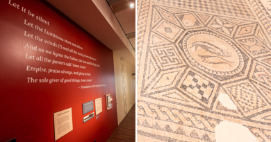 Rare mosaic revealing earliest ‘physical evidence’ of Christianity now on display at Museum of the Bible