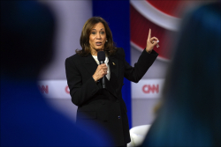 Harris Says Yes, She Thinks Trump Is a Fascist