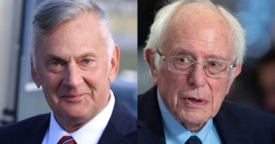 Sanders tussles with Senate challenger over Trump