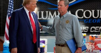 Trump, Kemp make rare joint appearance in Helene aftermath