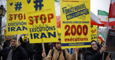 Iran executes 2 men in public over killing of police officer during armed robbery