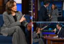 Kamala Harris mocked over yet another ‘accent’ during Stephen Colbert ‘Late Show’ appearance