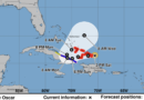 Hurricane Oscar forms off the Bahamas