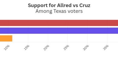 Cruz leading Allred by 3 points in Texas Senate race: Poll