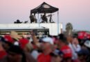 Man with loaded gun arrested at checkpoint near Donald Trump’s weekend rally in Southern California