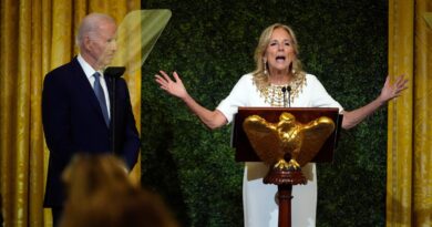 President Biden and first lady toast a reimagined White House tour that she’s unveiling on Monday