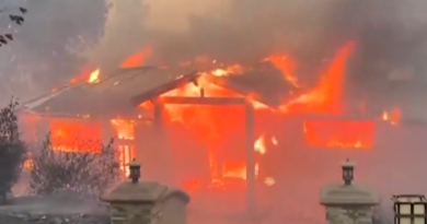 Southern California wildfire torches homes, forces evacuations