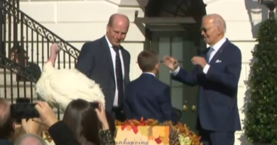 Biden participates in his final White House turkey pardon