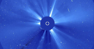 “Halloween comet” disintegrates after flying close to the sun, video shows