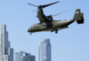 Osprey ferrying White House staff in New York grounded after witness reports flames