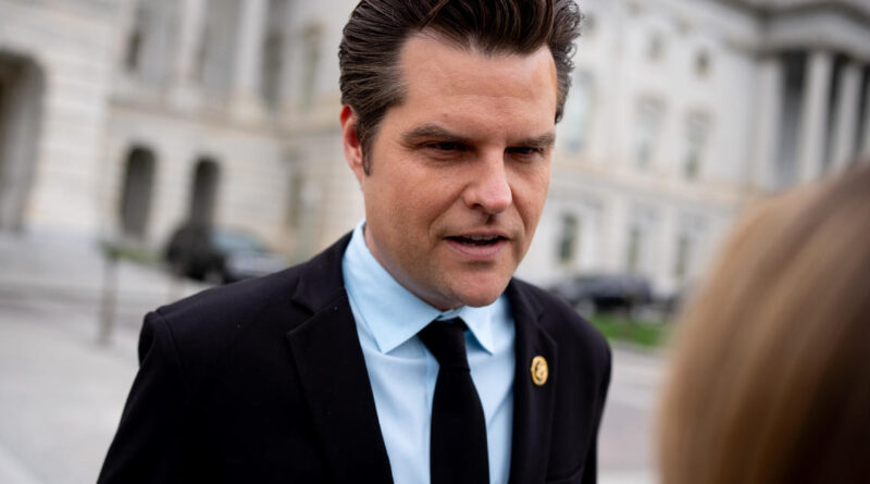 House Ethics Committee chairman says panel did not reach agreement on releasing Matt Gaetz report