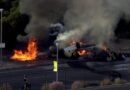 Small jet crashes into vehicle after taking off from suburban Phoenix airport, killing 5 people