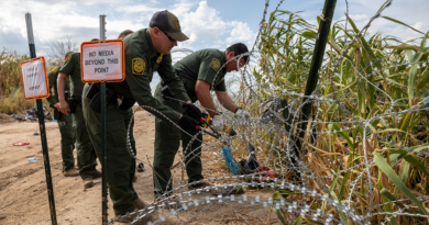 Appeals court rules Texas has right to build razor wire border wall