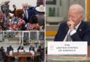 Biden looks shocked by Angolan dance group — then sleepy at railway summit