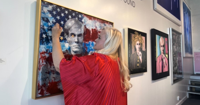 Florida artist’s patriotic Andy Warhol piece featured at popular event drawing thousands of visitors