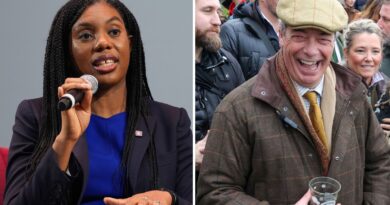 Nigel Farage threatens legal action if Kemi Badenoch doesn’t apologise for saying membership ticker was ‘fake’ | Politics News