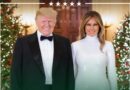 Trump keeps it merry and bright with recycled Xmas photo and simple wish