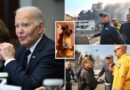 Biden tells speakers to ‘fire away!’ during LA wildfire briefing, while claiming power supply caused hydrants to run dry