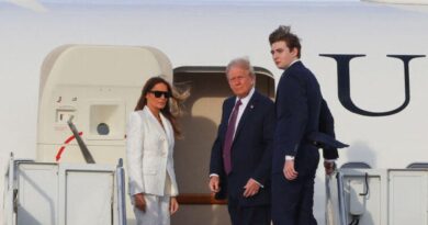 Trump arrives in Washington, D.C., as days of inaugural celebrations begin