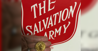 Rare gold coin worth thousands dropped into Salvation Army bucket by anonymous holiday donor