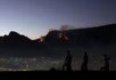 Wildfire Burning on Table Mountain Moves Toward Cape Town