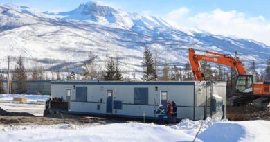 Seven months after wildfire, temporary housing arrives in Jasper