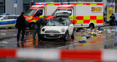 Driver Arrested After Car Crash at Demonstration in Munich