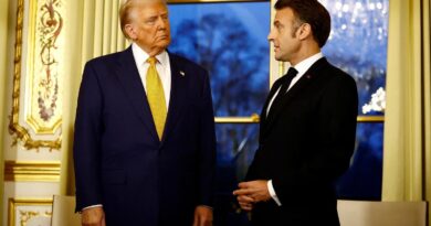 Trump meets with French President Emmanuel Macron at the White House