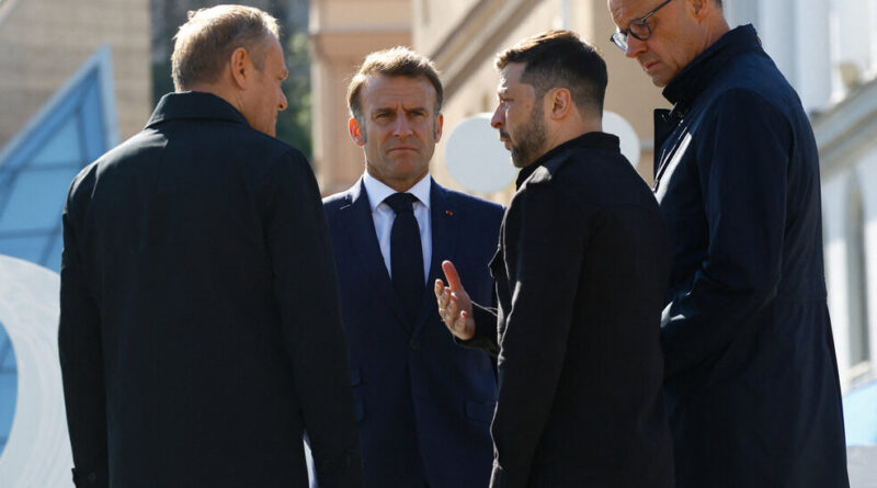 European Leaders Visit Ukraine and Press Russia for a 30-Day Cease-Fire