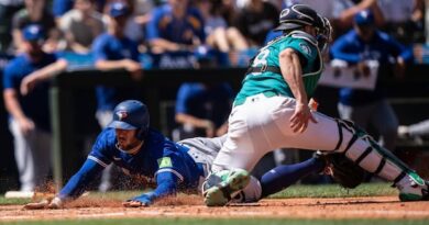Instead of travelling to Seattle to watch the Blue Jays, some B.C. baseball fans are staying home