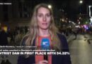 Supporters of Nicusor Dan celebrate in Romania’s capital Bucharest