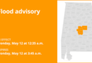 Flood advisory affecting Central Alabama until 3 a.m. Monday due to significant rainfall