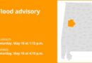 Flood advisory active for Tuscaloosa County early Saturday evening due to significant rainfall