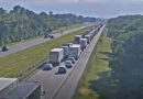Accident blocking lanes of traffic on I-40 near North Little Rock
