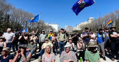 Albertans rally for separation, saying things won’t change under Liberals