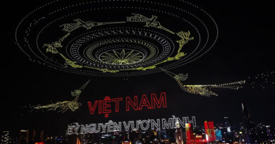 Watch 10,518 drones light up Vietnam’s skies in historic (and controversial) tech-driven tribute