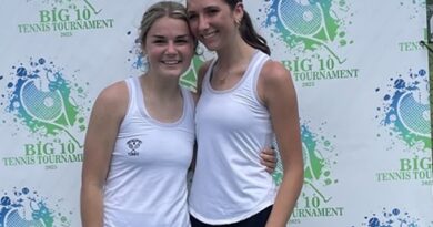 Bridgeport’s Hansberry, McCarthy Win No. 2 Doubles Title at Big 10 Tennis Championships