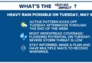 Heavy rain possible on Tuesday, active pattern returns | What to know
