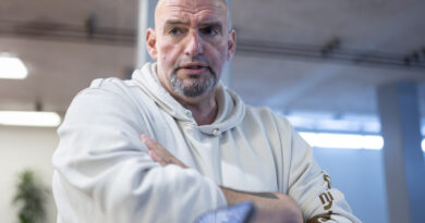 John Fetterman finds himself increasingly alone