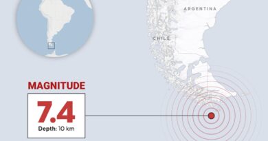 7.4 magnitude earthquake strikes off coast of Chile and Argentina, tsunami warning issued