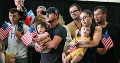 White South Africans arrive in U.S. after Trump administration grants refugee status