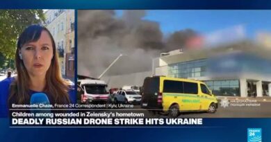 Children among wounded in Zelensky's hometown, struck by Russian drones