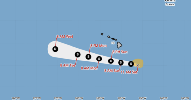 Tropical Storm Moke expected to bring up to 15 inches of rain in Hawaii: Maps and projected path