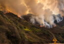 Second fire growing rapidly in Big Sur barrels towa Highway 1