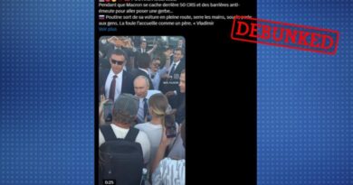 Does Putin travel without security?