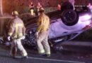 Rollover crash in Whittier sends 10 people to the hospital