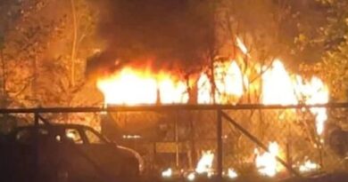 Bridgeport among Several First Responders at Recent Structure Fire that Results in Unit being Destroyed