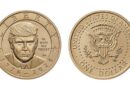 Gold-colored $1 Trump coins are now available, but it will cost you more than $1 to buy one