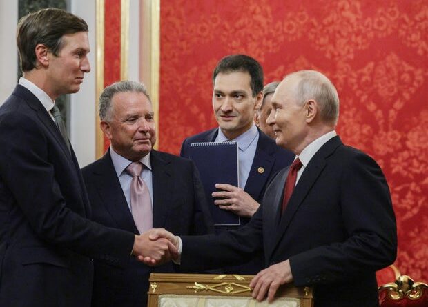Trump’s envoys Witkoff and Kushner visit Moscow in latest push to end war in Ukraine Trump’s envoys Witkoff and Kushner visit Moscow in latest push to end war in Ukraine